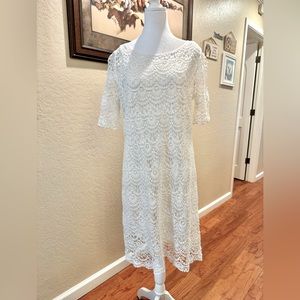 Ralph Lauren Spring Crochet Dress XL